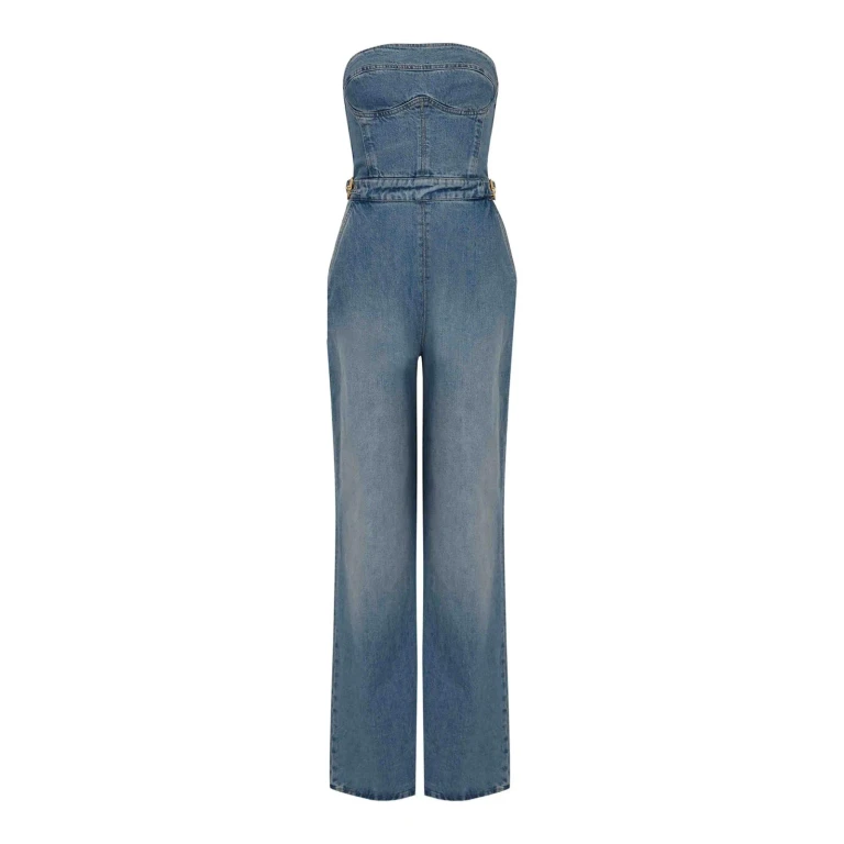 Elisabetta Franchi Combinaison - Bleu