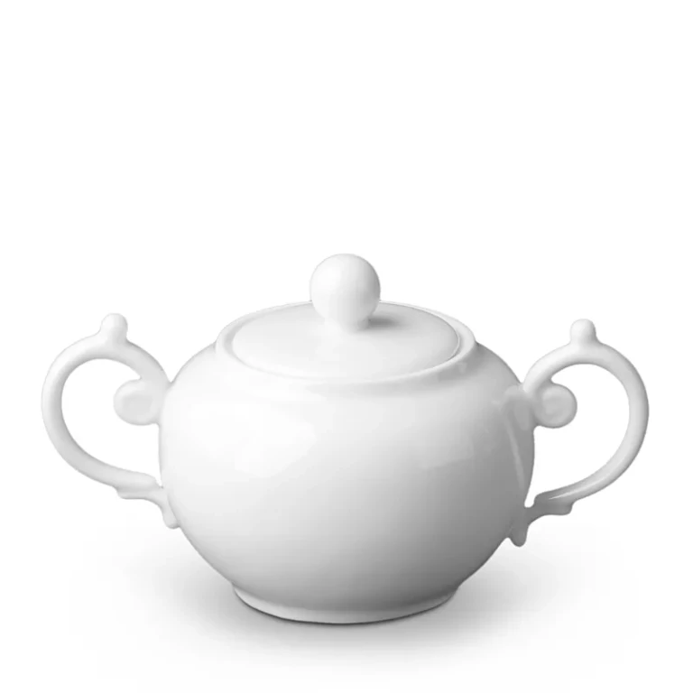 L'Objet Aegean White Sugar Bowl