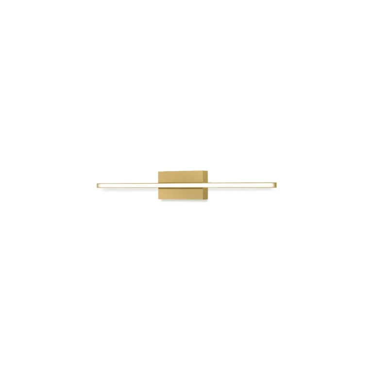 Brushed Gold LED Wall Sconce from the Vega Minor Collection