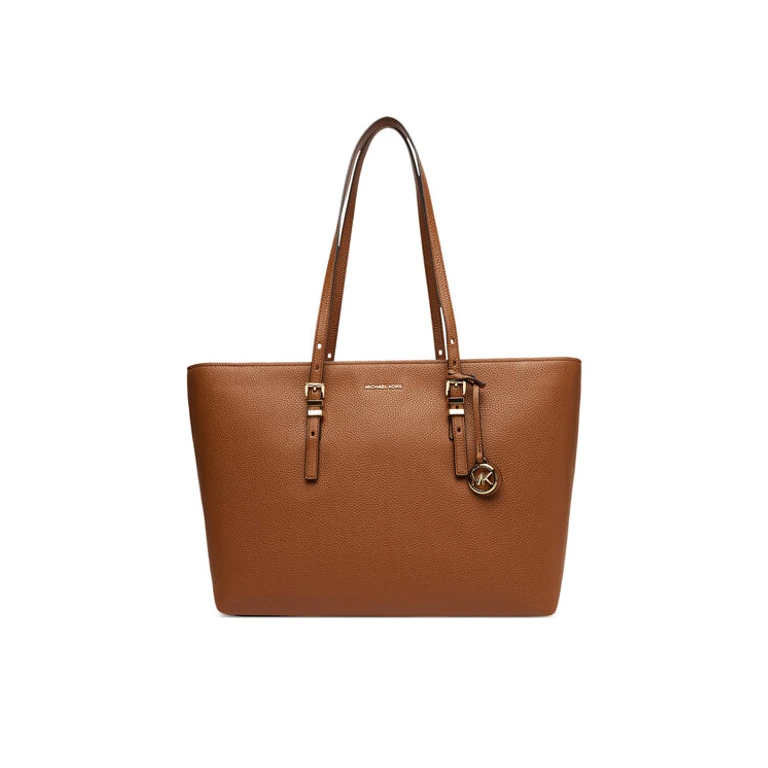 Michael Kors Lg Ew Tz Tote Brown Calf Leather Bag - Women