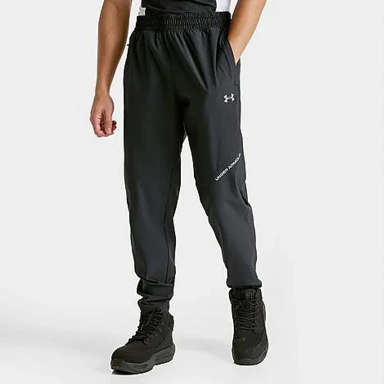 Under Armour Men's UA Tech Hybrid Woven Pants in Black/Reflective Size: Small