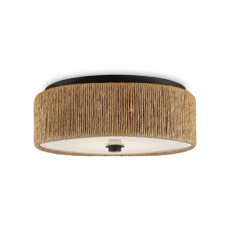 Blacksmith Natural LED Flush Mount from the Brownell Flush Mount Collection