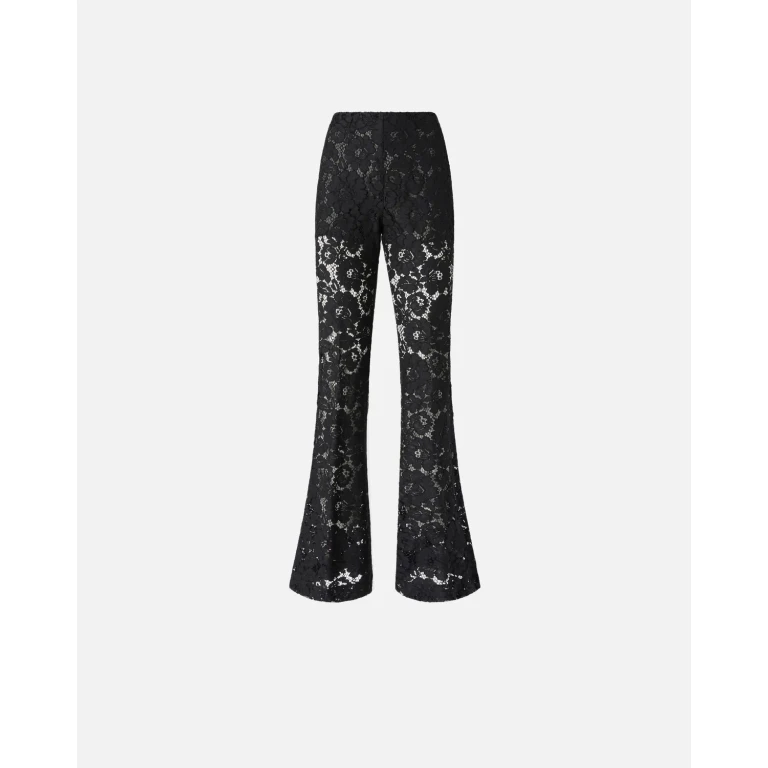 Pinko - Pantalon évasé en dentelle - 36