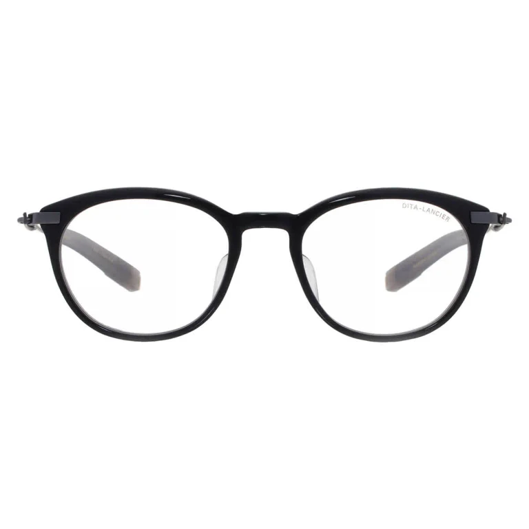 Dita LANCIER Demo Oval Unisex Eyeglasses LSA-402 01 50