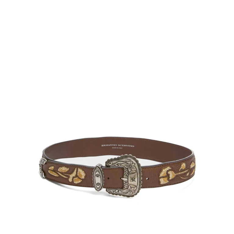 Ermanno Scervino Ceinture - Marron
