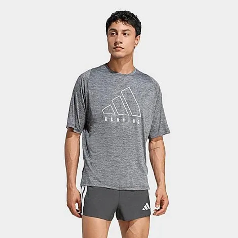 adidas Men's adi365 Soft Touch Running T-Shirt in Black Size: Small