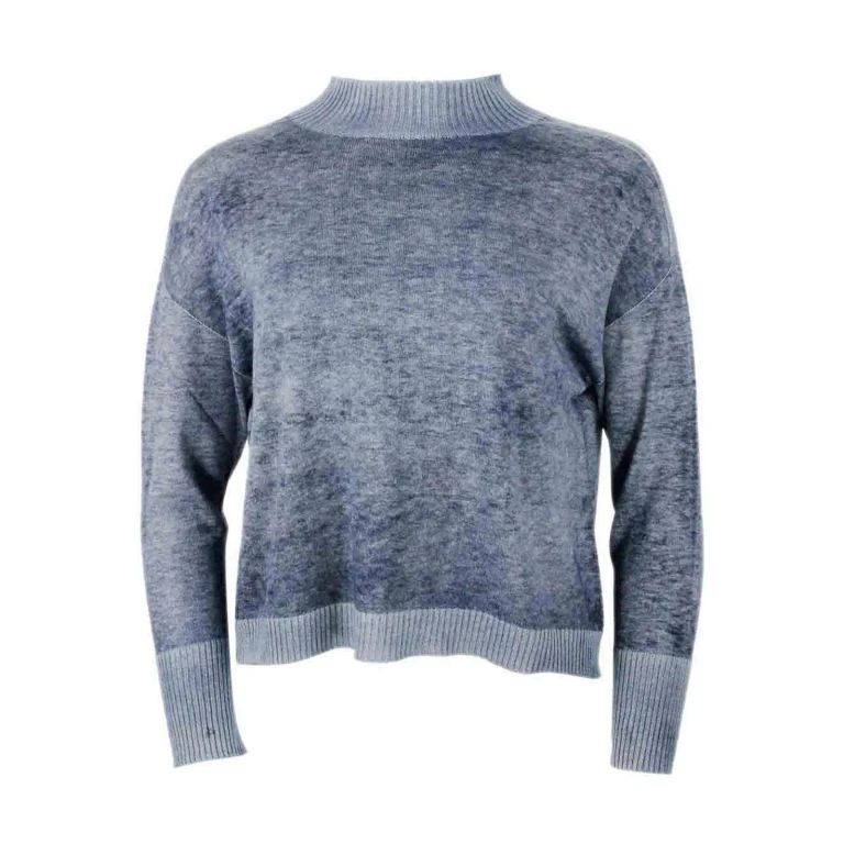 Pull Col Rond - Bleu (15W260384SPNAVY)