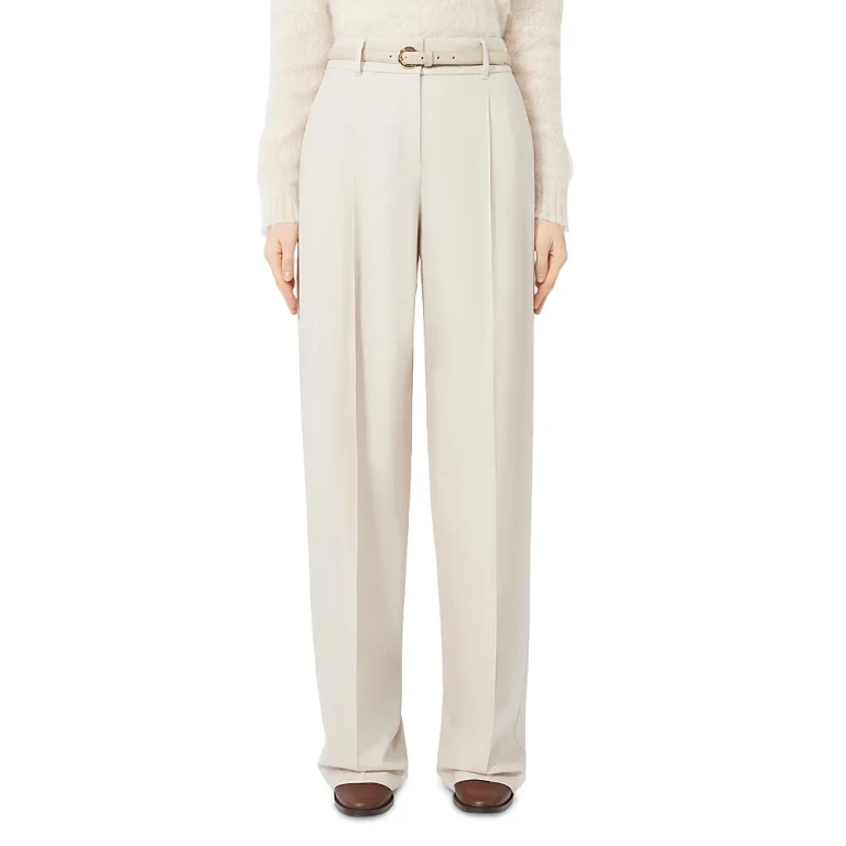 Max Mara Studio Entrata Belted Pants