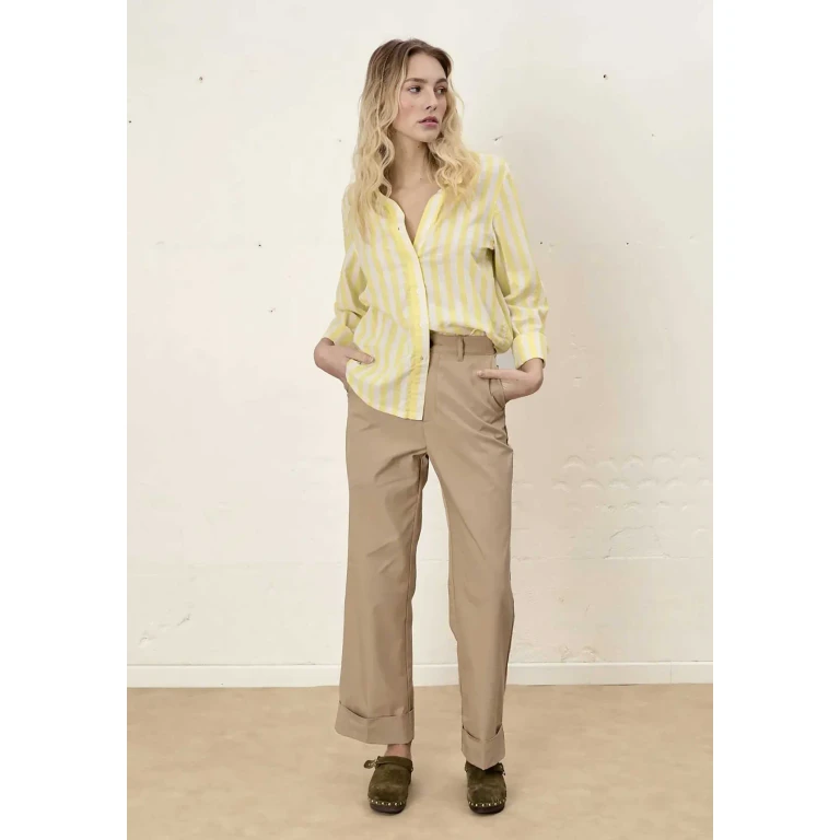 Pants Savy Sleek Worke Praline - PRALINE / FR-36