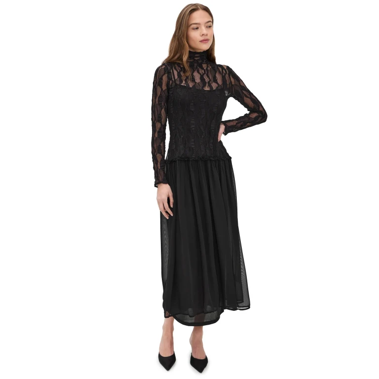 Ulla Johnson Sybil Dress Noir M