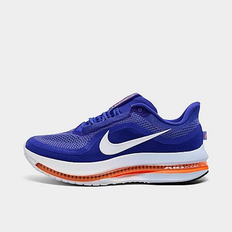 Nike Men's Pegasus Premium Running Shoes in Lapis/White/Total Orange Size: 7.5