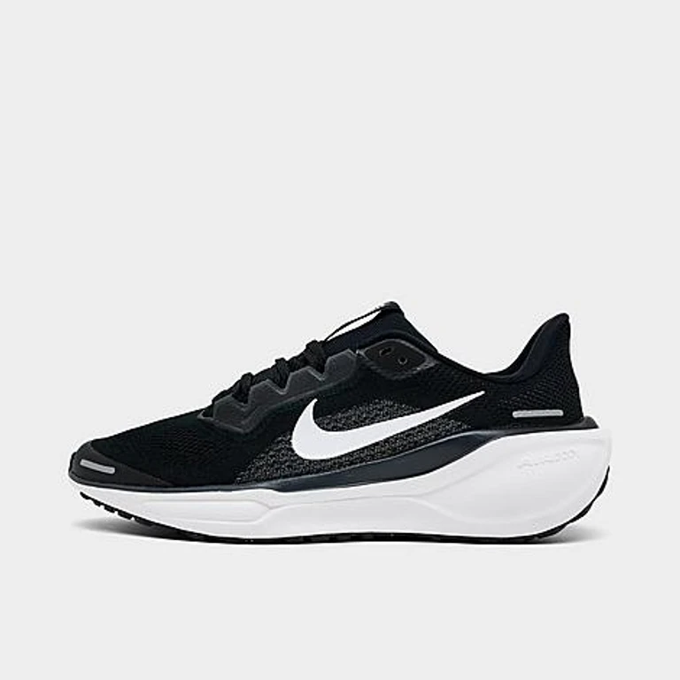 Nike Big Kids Pegasus 41 Running Shoes in Black/Anthracite/Anthracite Size: 1.0