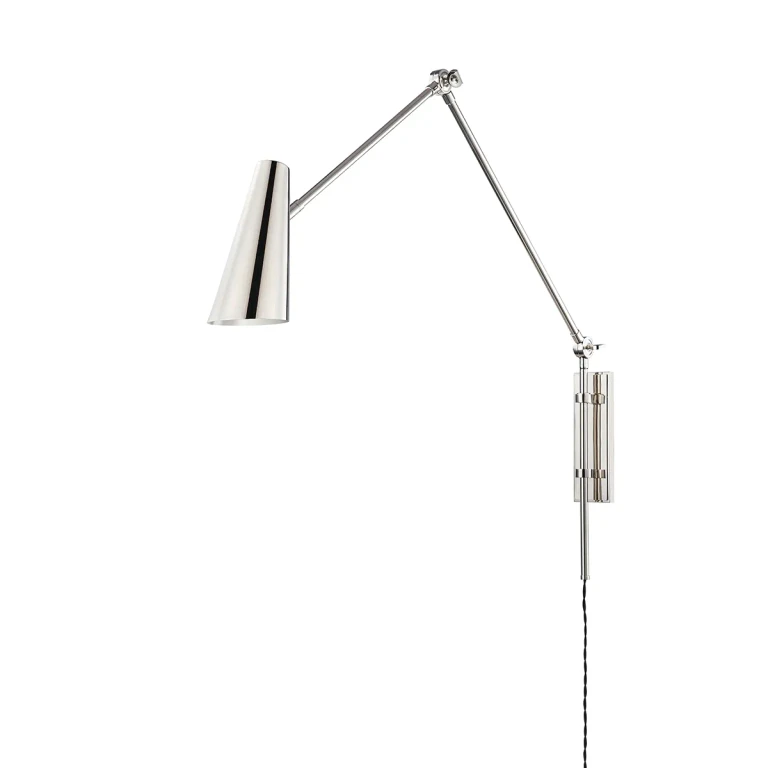 Lorne 1-Light Wall Sconce in Polished Nickel
