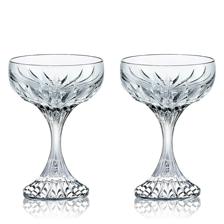 Baccarat Massena Champagne Coupe, Set of 2