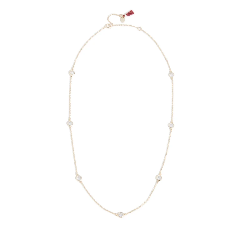 SHASHI Emily Necklace Yellow Gold One Size