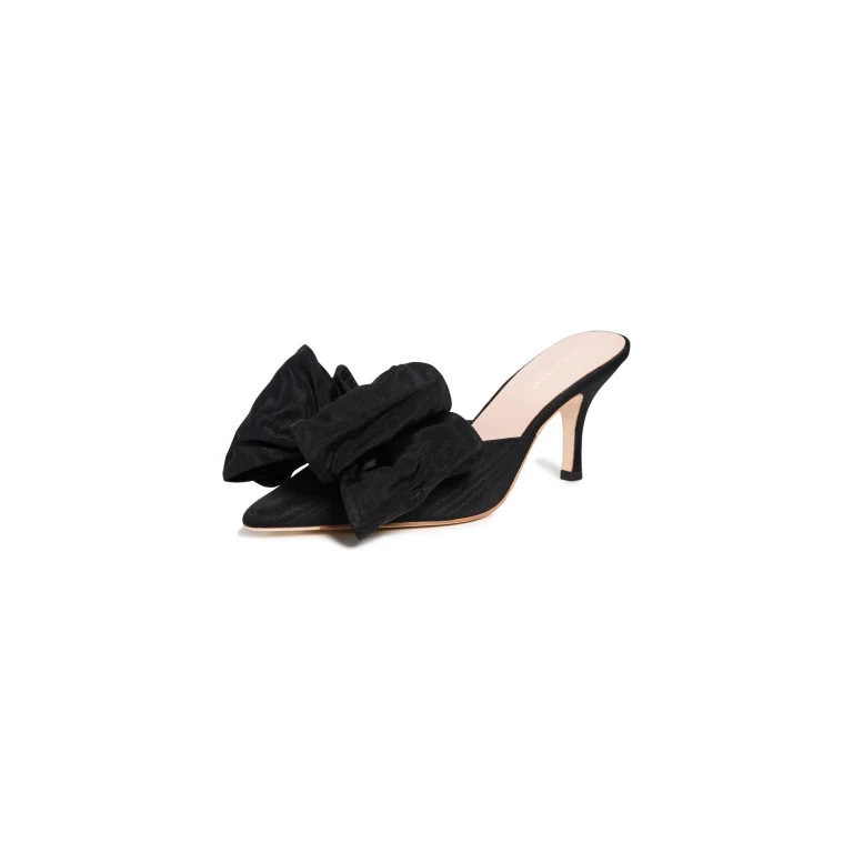 Loeffler Randall Margot Bow Mules Black 6