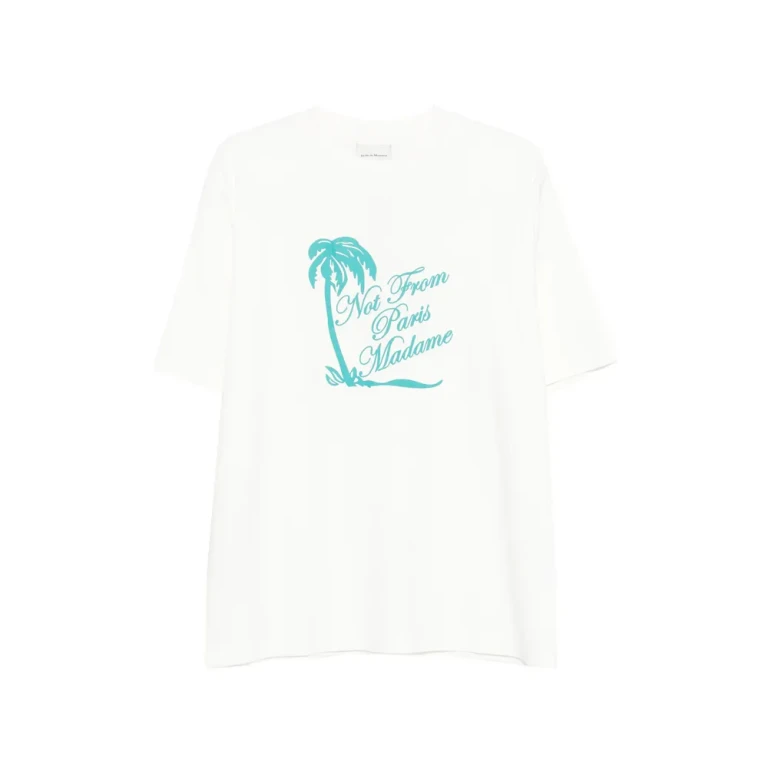 Drole De Monsieur Slogan Palmiers T-shirt