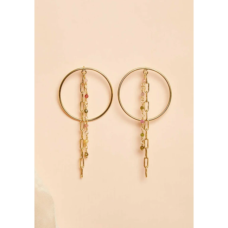 Earring Bocit Tourmaline