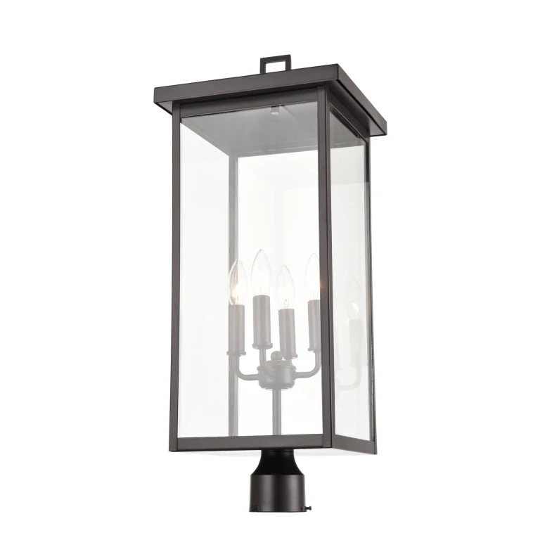 Millennium Barkeley 4-Light Outdoor Post Light in Powder Coat Bronze