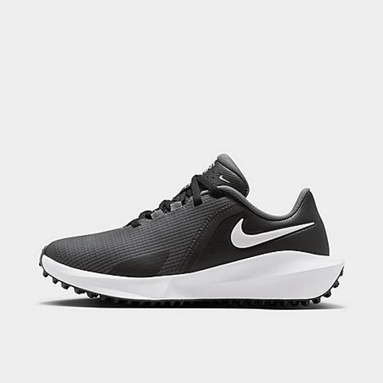 Nike Big Kids G Infinity Jr. '24 Golf Shoes in Black/Smoke Grey/White Size: 1.0