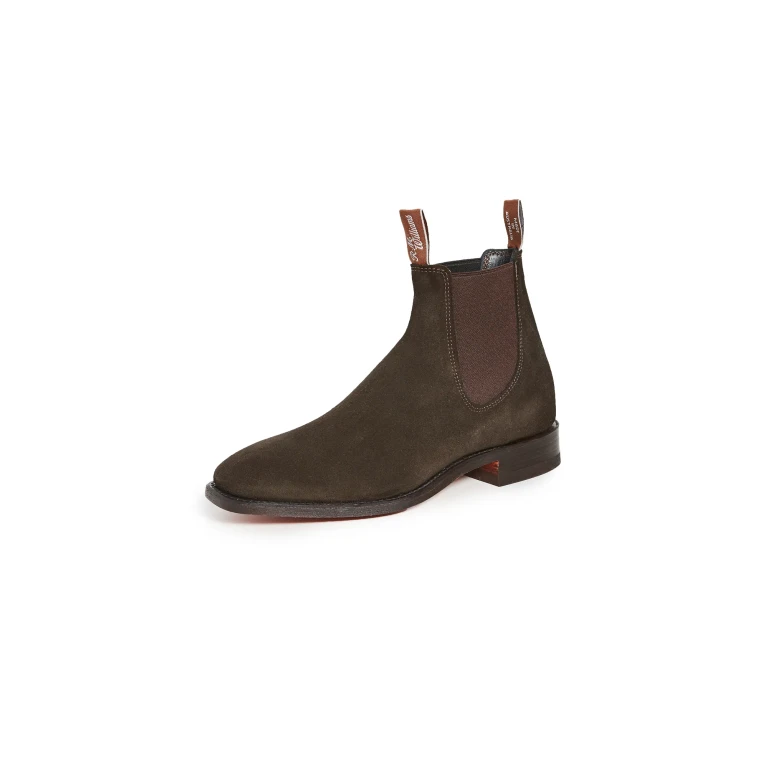 R. M. Williams Suede RM Boots Chocolate 7.5