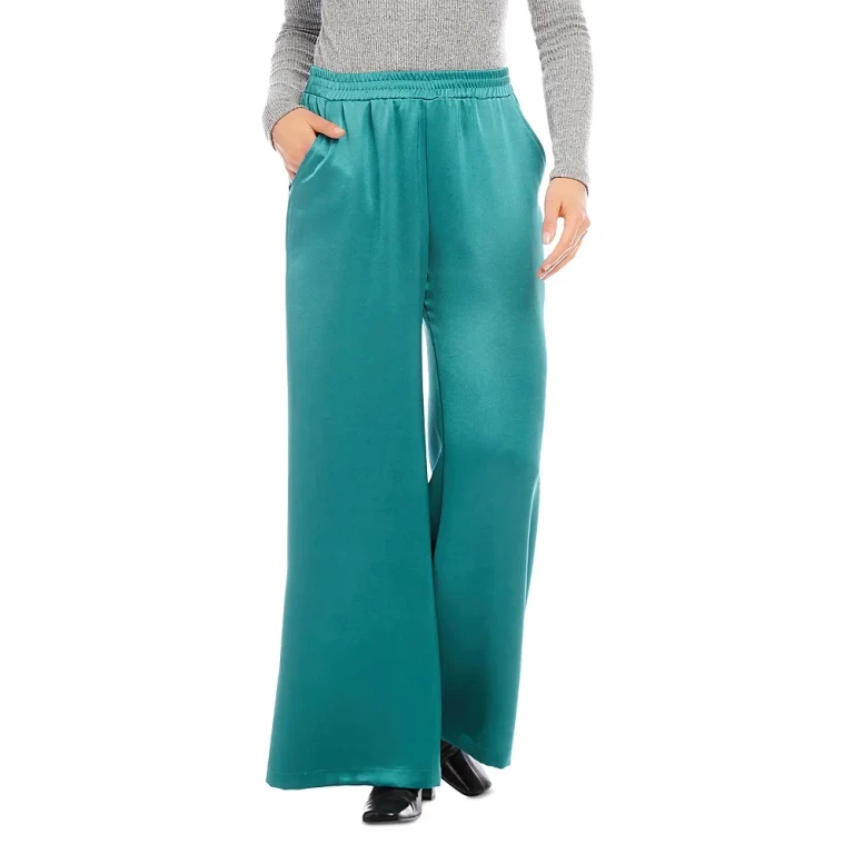 Karen Kane Satin Wide Leg Pants
