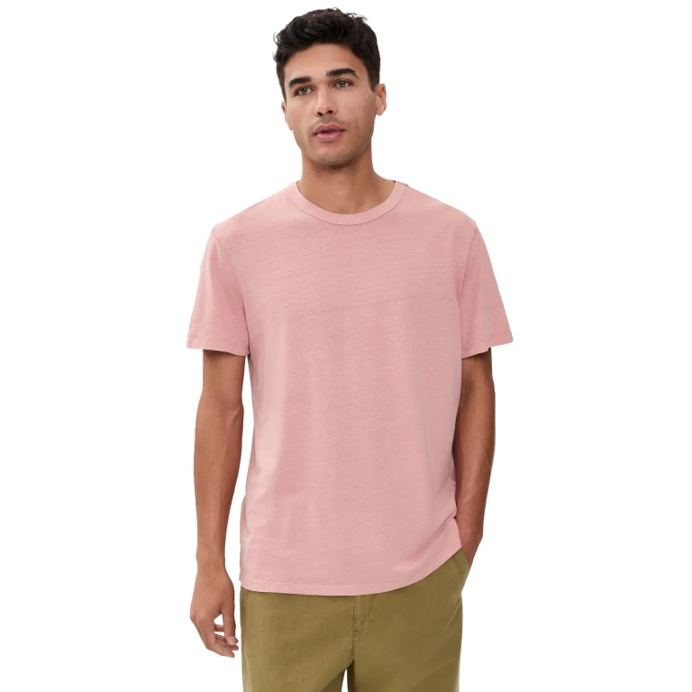 Marine Layer Relaxed Hemp Cotton Tee Faded Black XL