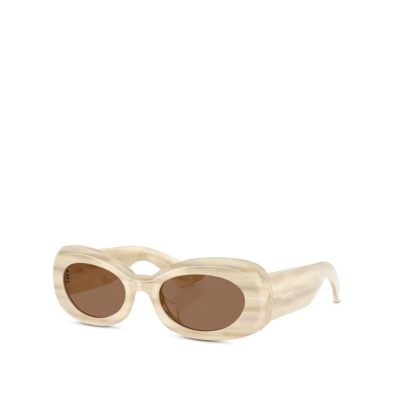 Khaite X Oliver Peoples Oval Sunglasses, 53mm