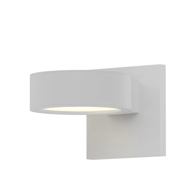 REALS 1.5" Downlight LED Wall Sconce in Textured White