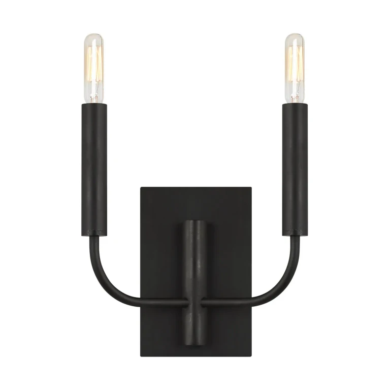 Visual Comfort Studio Brianna 2-Light Wall Sconce in Aged Iron by Ellen Degeneres