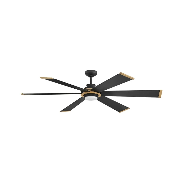 Matte Black 64" Ceiling Fan from the Andros Collection