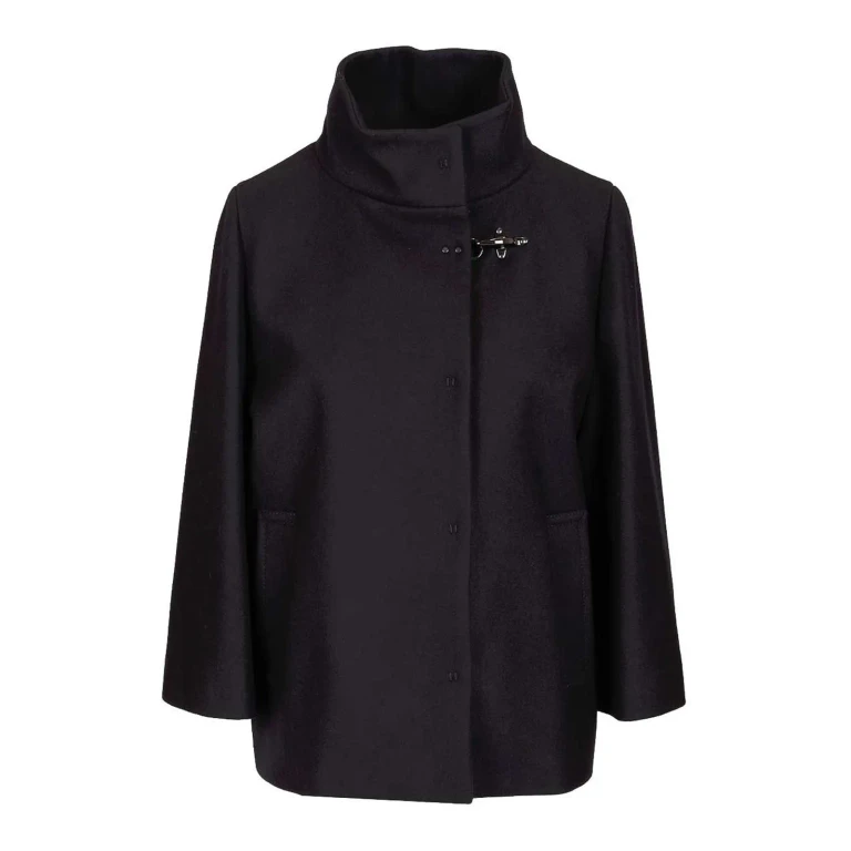 Fay Manteau Au Genou - Bleu