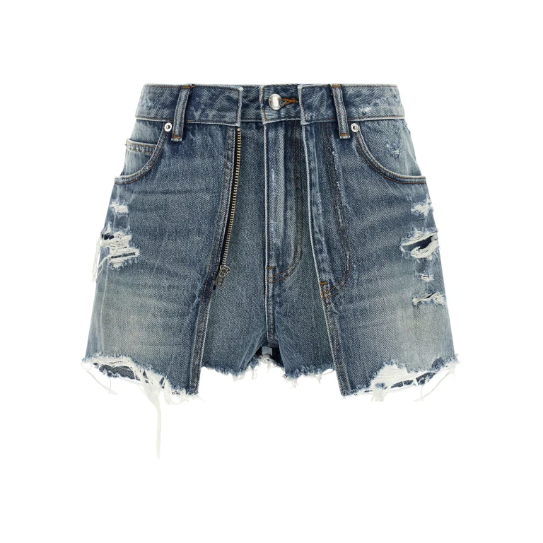 Alexander Wang Double Layer Denim Skort