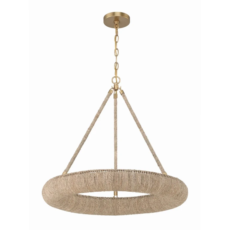 Soft Gold LED Chandelier from the Oakley Collection