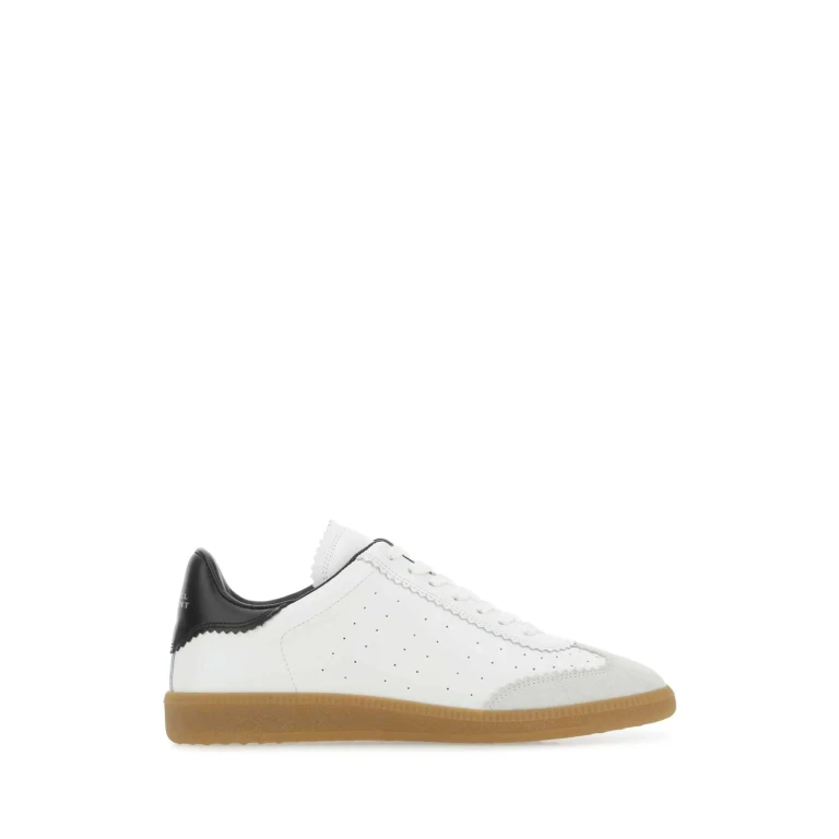 Isabel Marant White Leather Bryce Sneakers