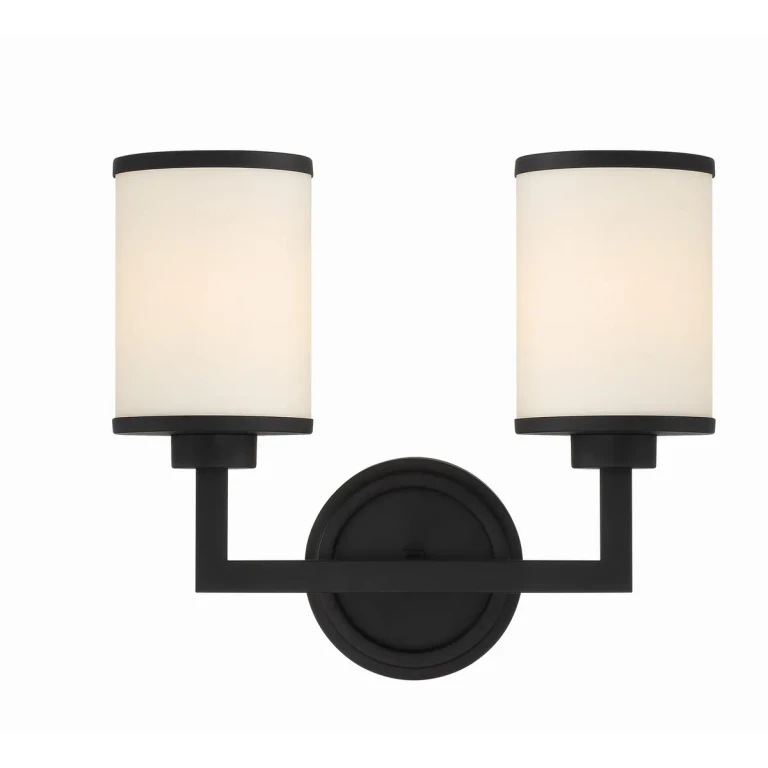 Bryant 2-Light Wall Mount in Forge Black