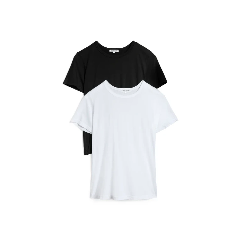 Cotton Citizen Standard Tee 2 Pack Black/White S