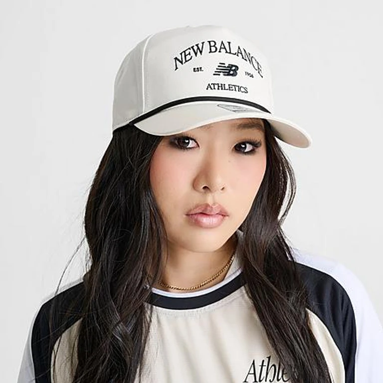 New Balance '47 Core Rope Snapback Hat in Navy/Sea Salt