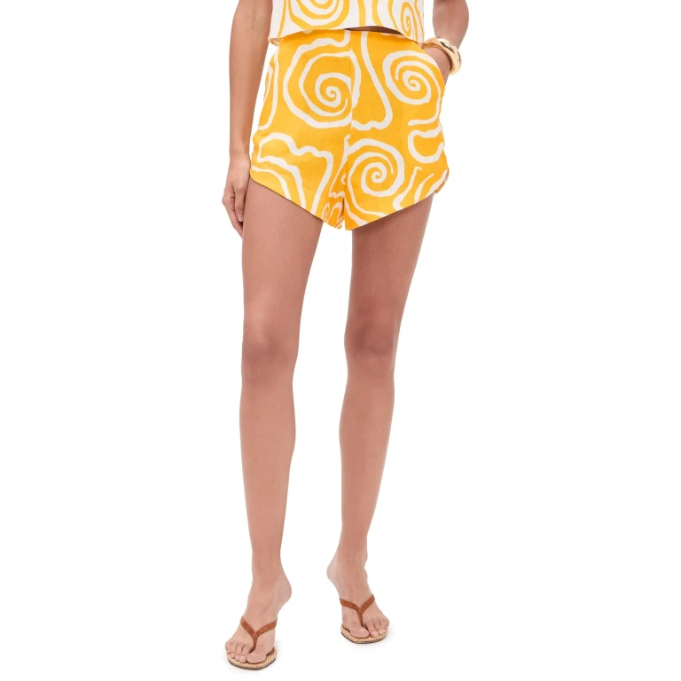 Cala de la Cruz Bahamas Linen Shorts Bigaroama XS