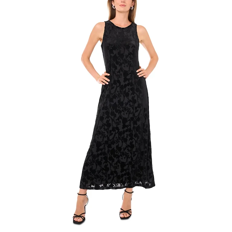 Vince Camuto Mesh Maxi Dress