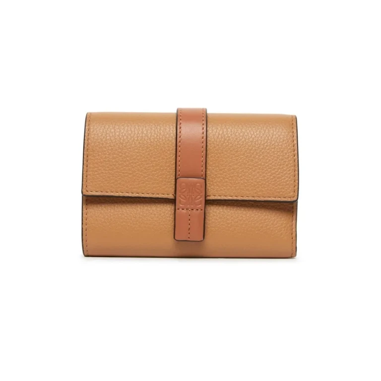 Loewe Small Vertical Wallet In Soft Grained Calfskin