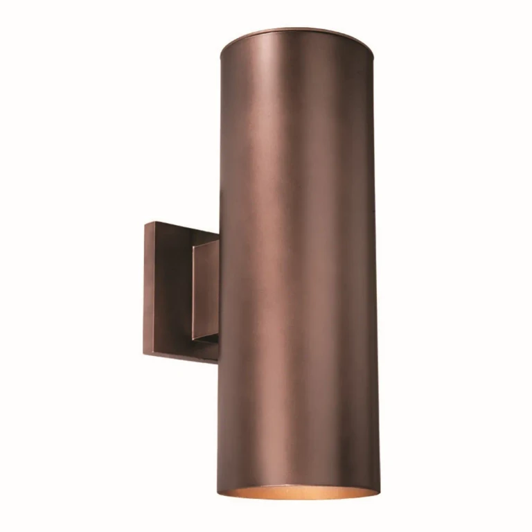 Bronze Two Light Outdoor Wall Mount from the Chiasso Collection