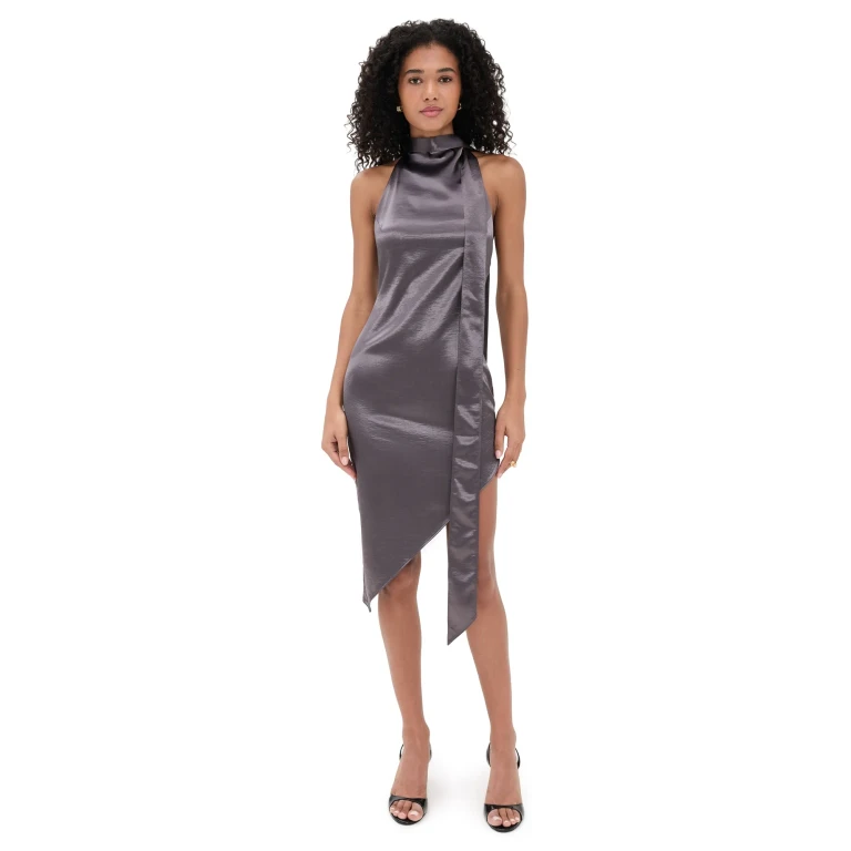 Amanda Uprichard Vallani Dress Graphite S