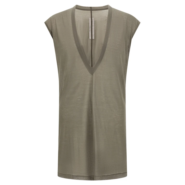 Rick Owens Gray Cotton T-Shirt - Men
