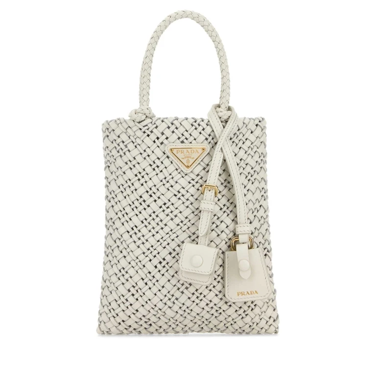 White Leather Handbag