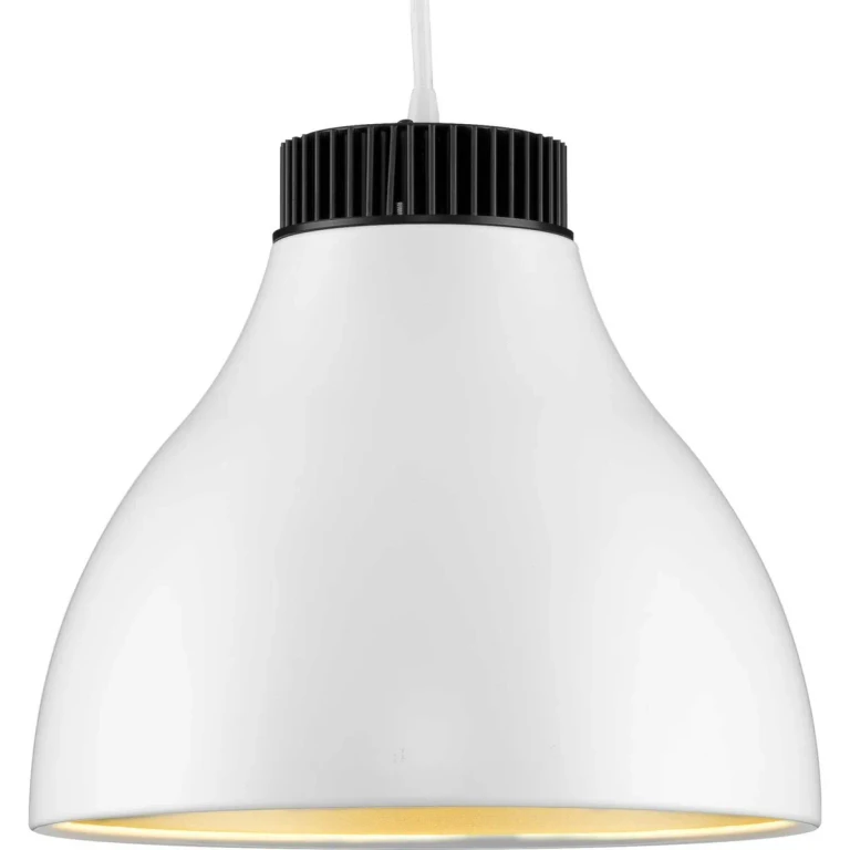 Satin White LED Pendant from the Radian Led Collection