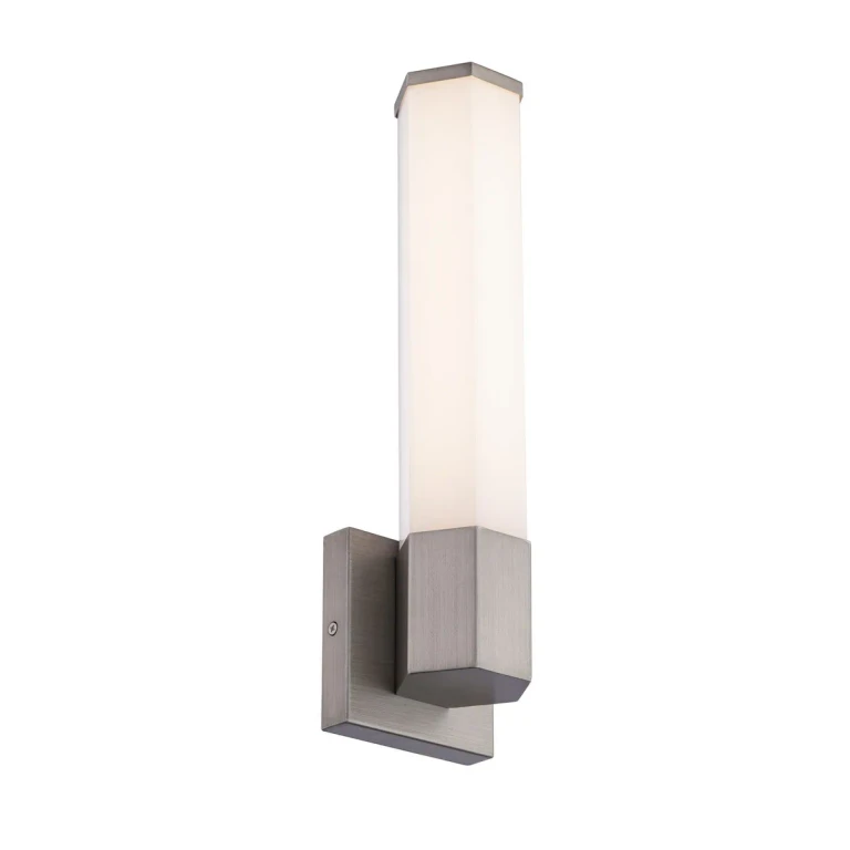 Brushed Nickel LED Bathroom Vanity Light from the Remi Collection