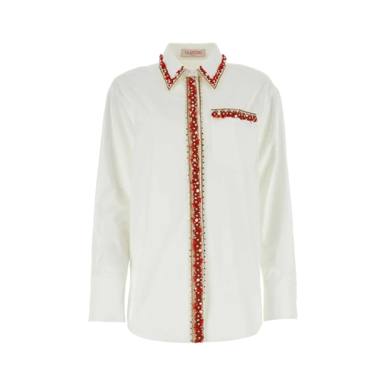 Valentino Garavani White Poplin Shirt