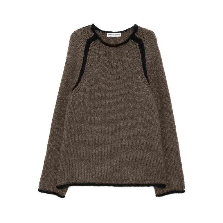 Our Legacy Pull Col Rond - Marron