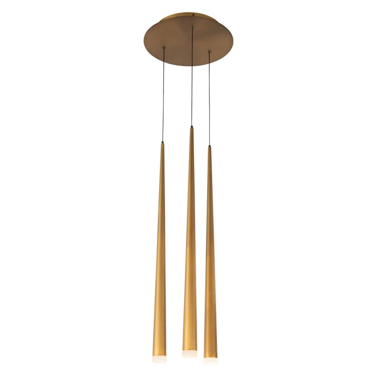 Modern Forms Cascade 21-Light Chandelier in Aged Brass
